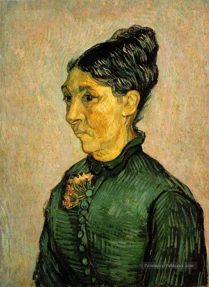 Portrait de Madame Trabuc Vincent van Gogh Peintures à l'huile